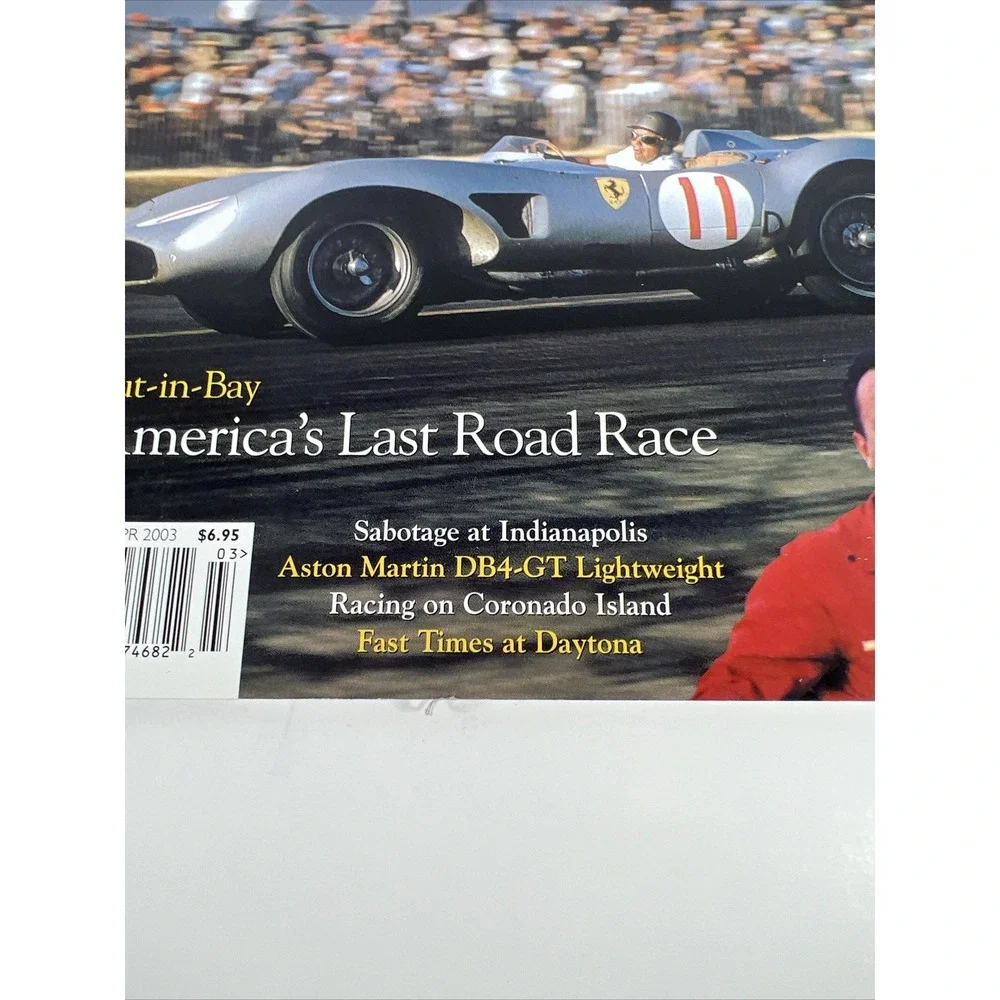 VINTAGE‎ MOTORSPORT MAR/APR 2003 MAGAZINE RACING CARS